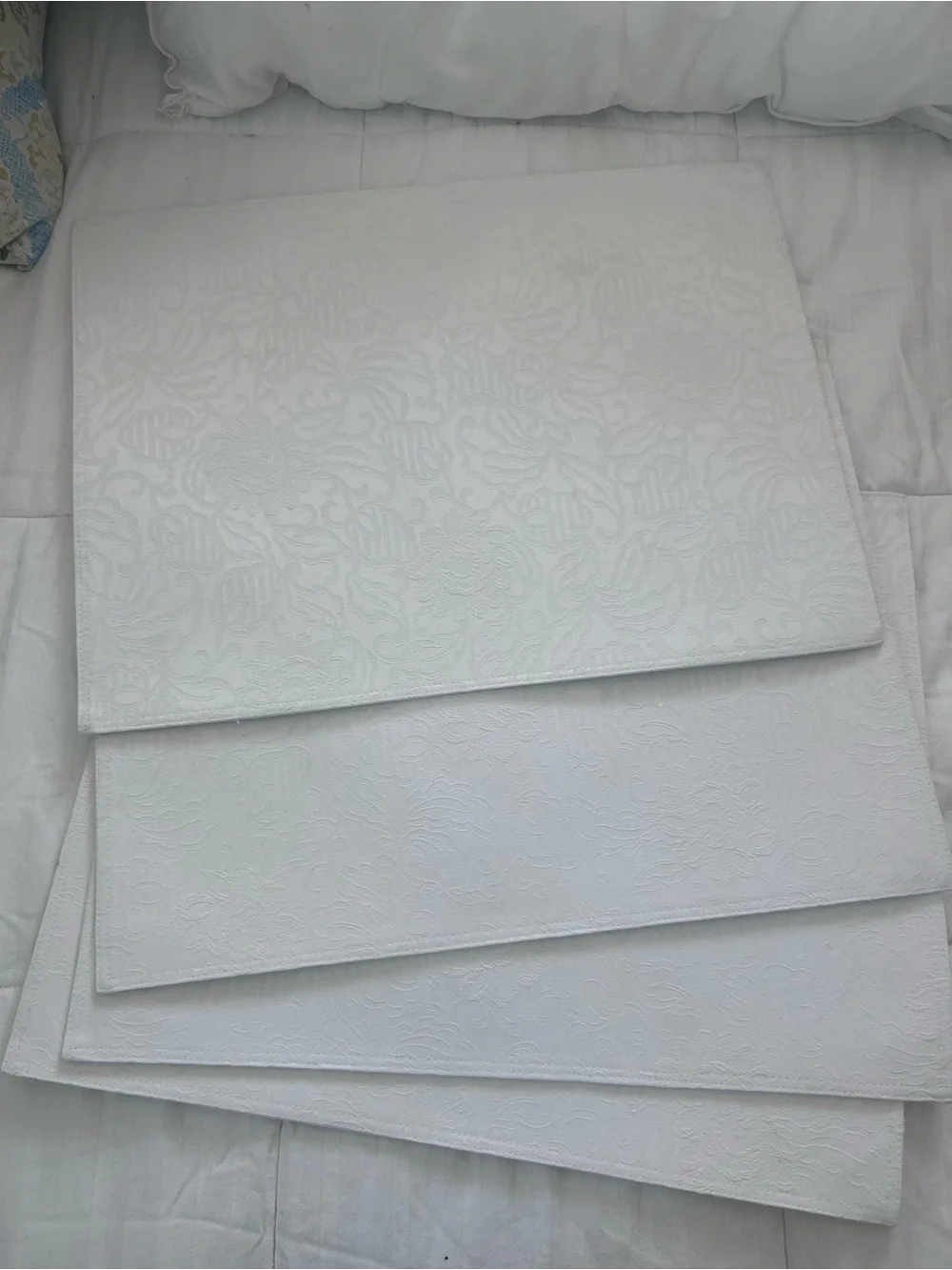 4 NWT White Ralph Lauren Placements